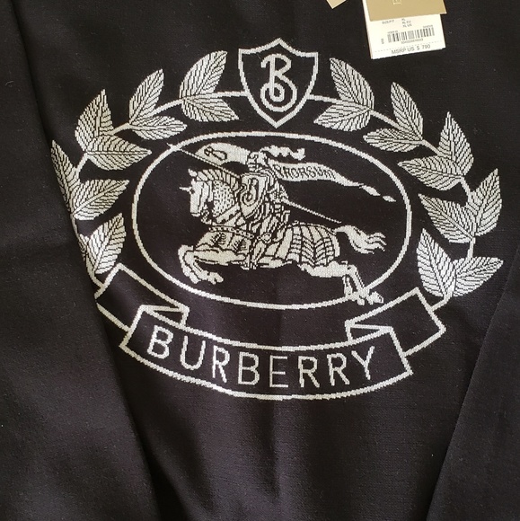 Men's  Burberry  Merino Bliston Sweater - Picture 3 of 4